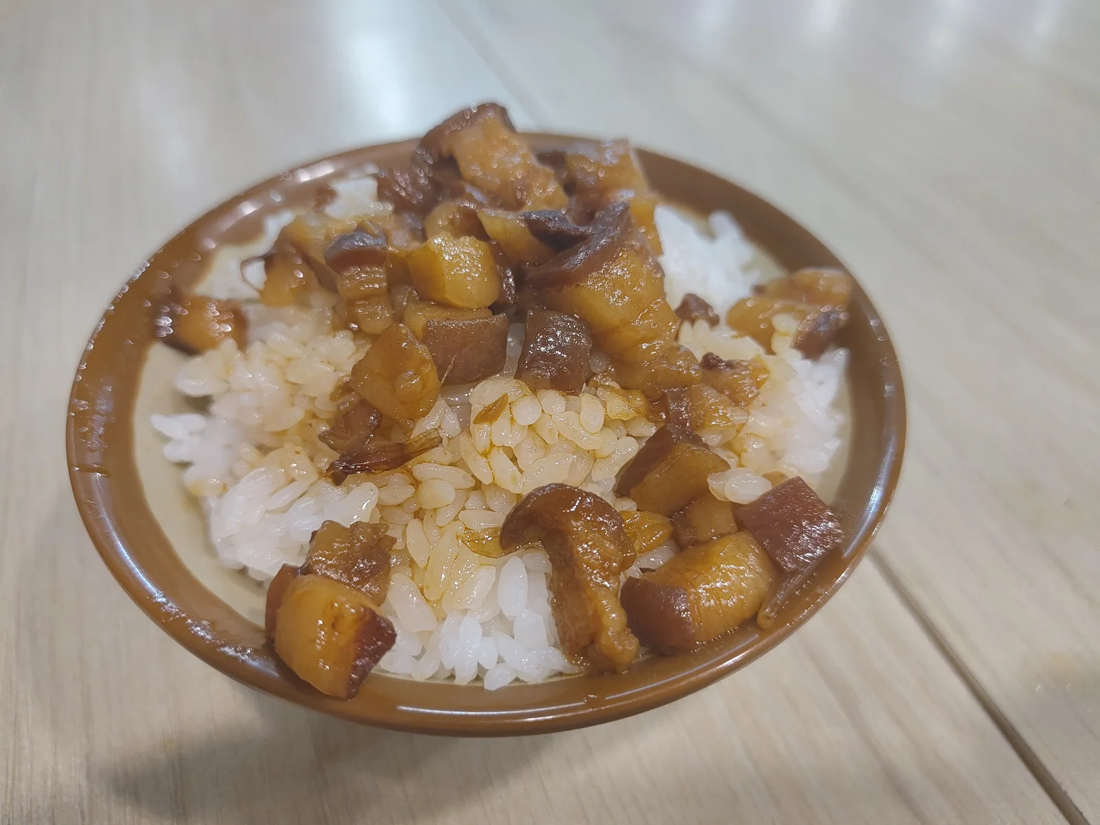 Braised pork with rice