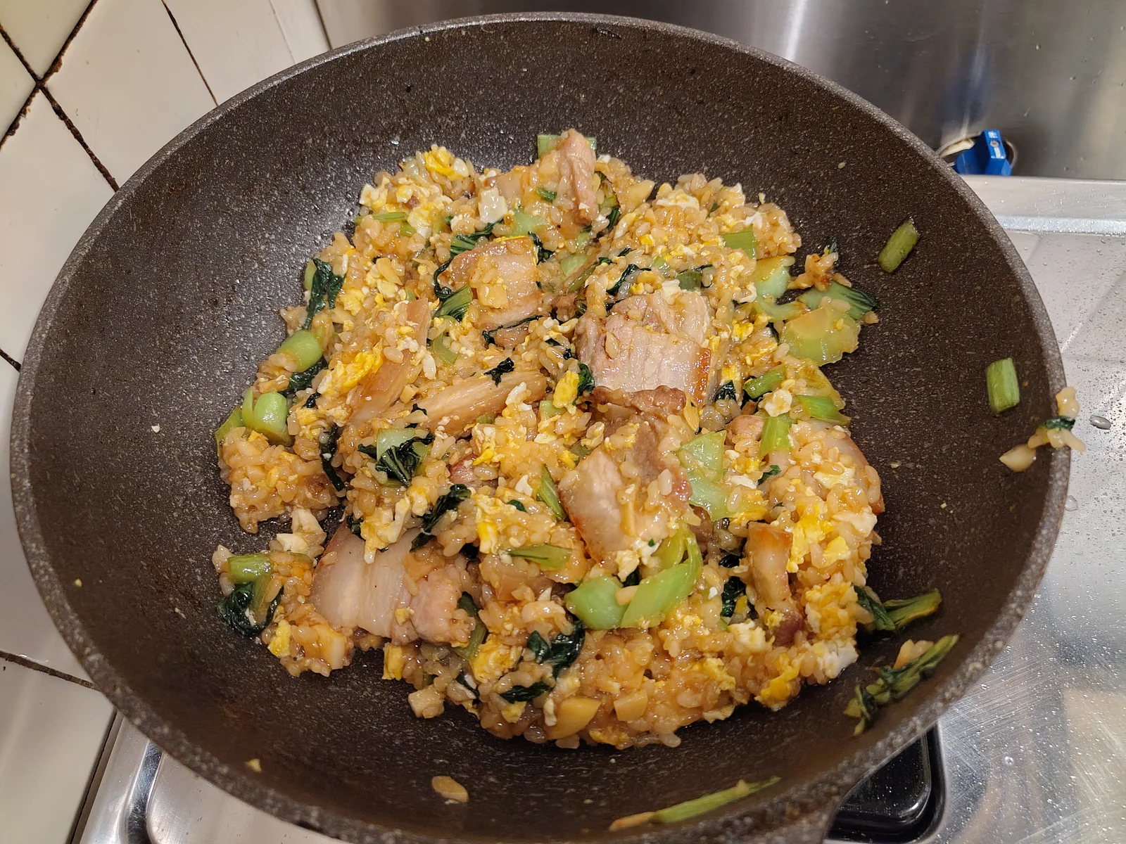Home-cooked fried rice