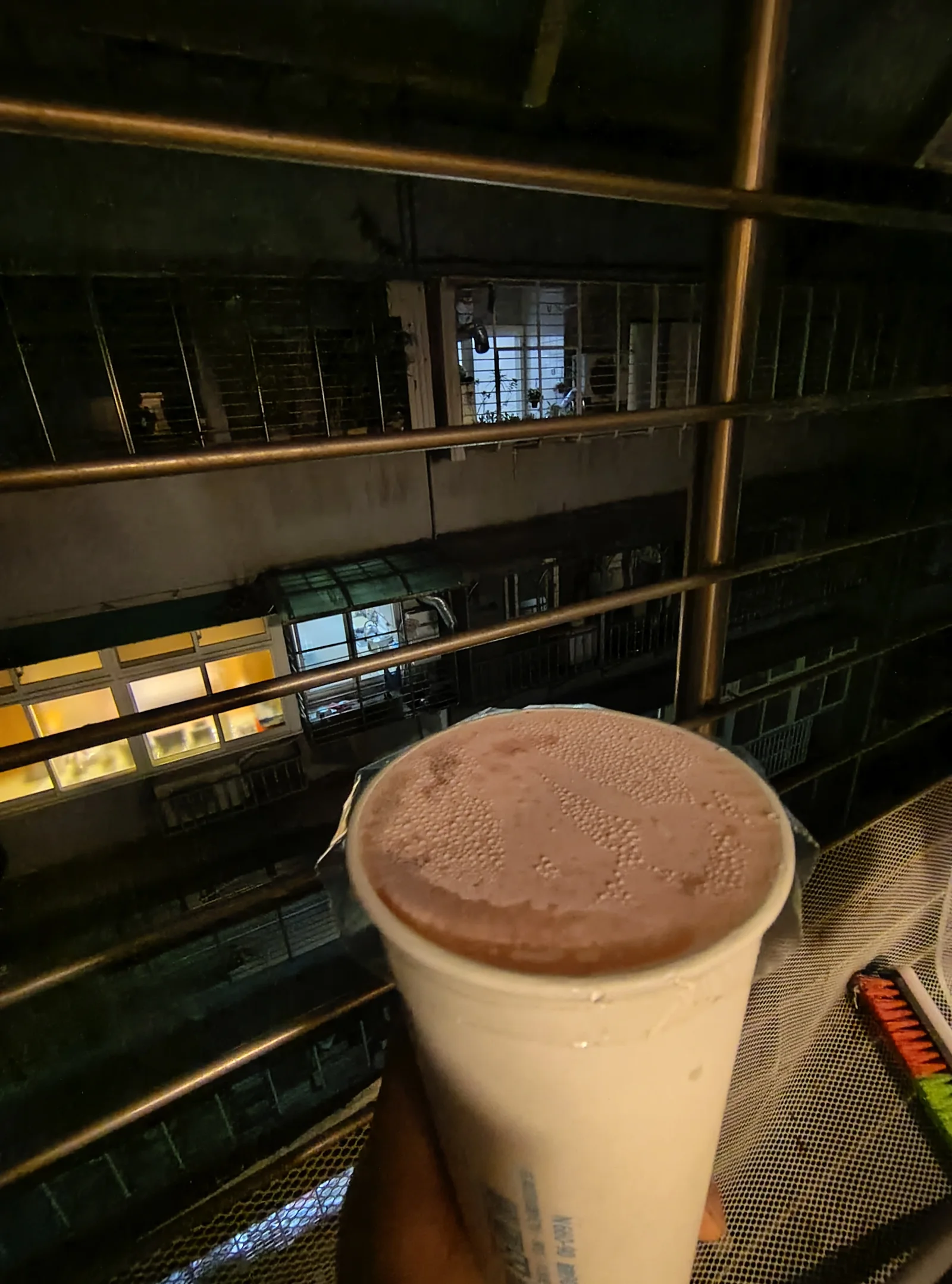 A late night smoothie.