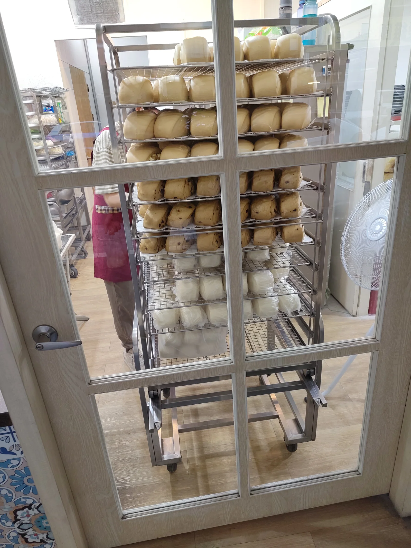 Taiwanese bread at a bakery.