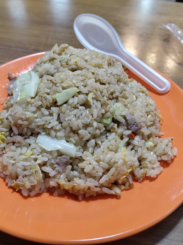 Simple fried rice with pork